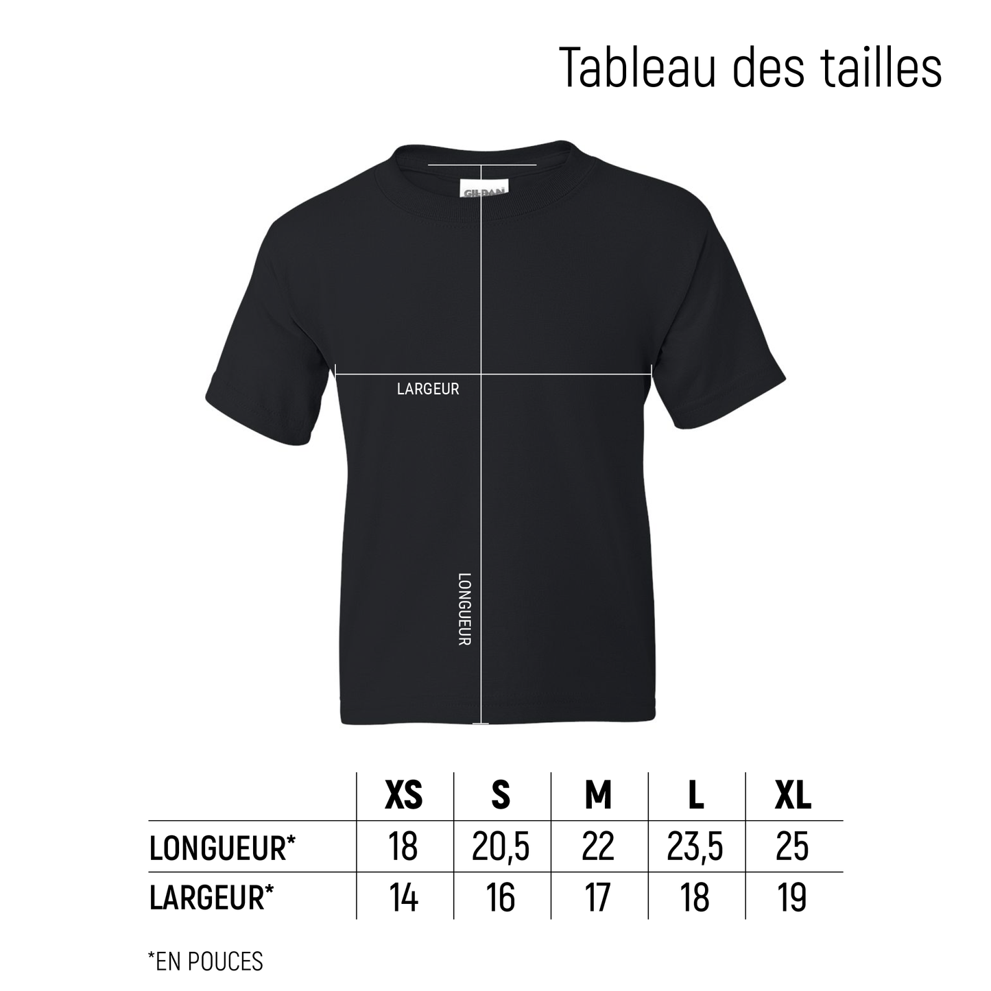 T-Shirt noir LARUE 2025 - Junior
