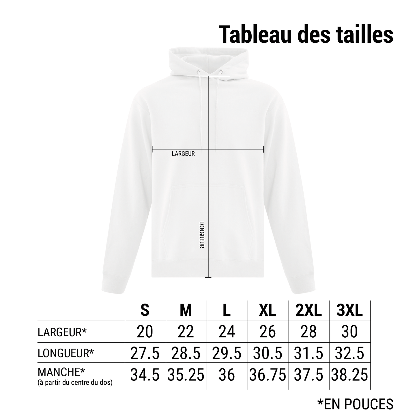 Hoodie blanc unisexe - voiture 2024