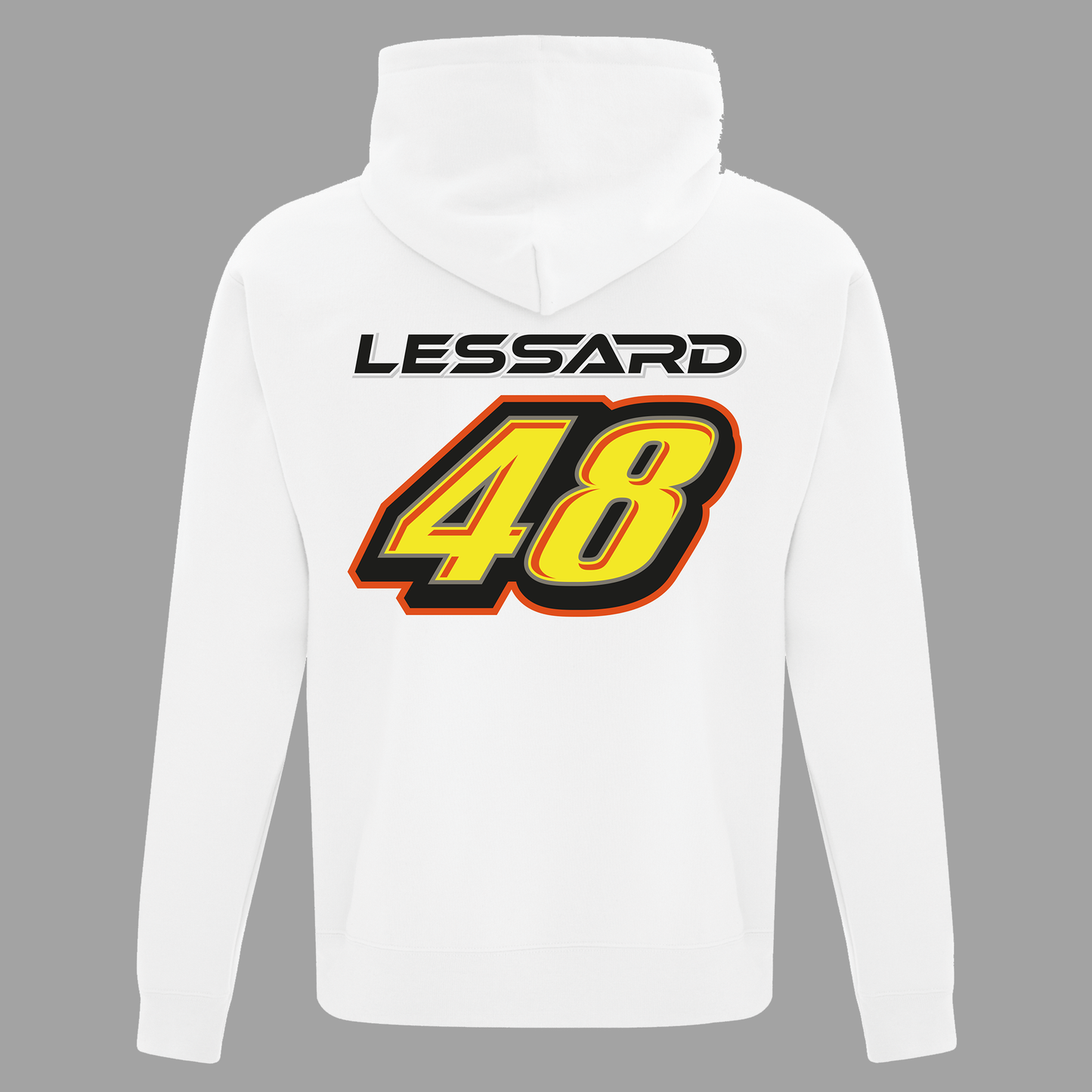 Hoodie blanc unisexe - voiture 2024