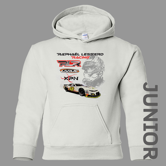 Hoodie blanc RLR voiture 2024 - Junior