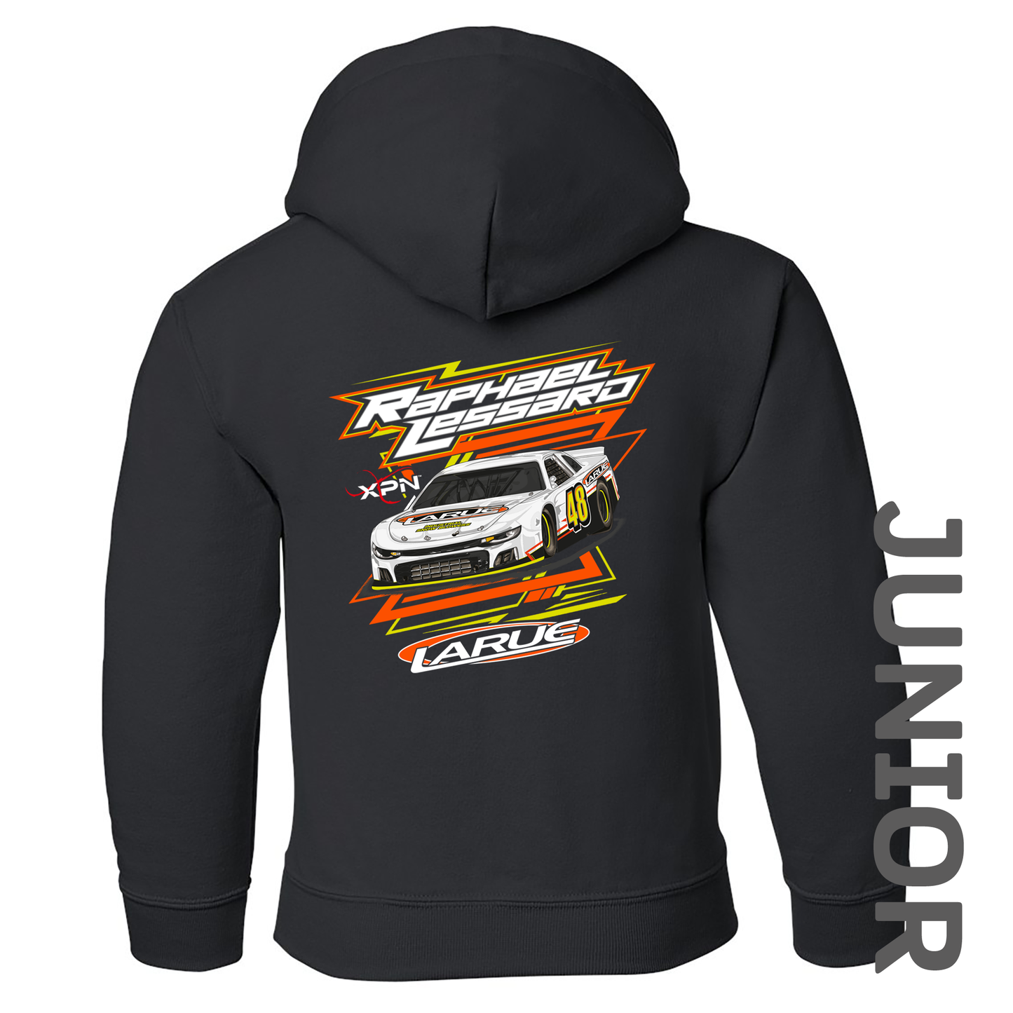 Hoodie noir LARUE 2025 - Junior