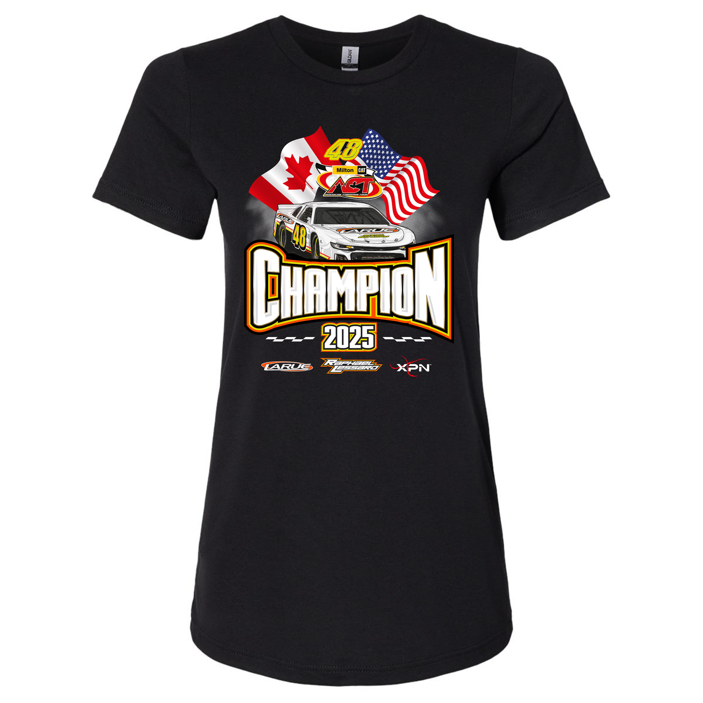 T-Shirt noir CHAMPION 2025 - Femme