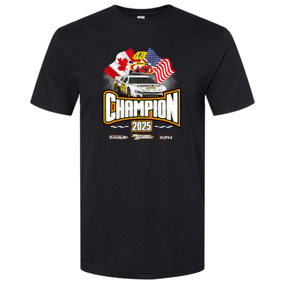 T-Shirt noir CHAMPION 2025 - Homme